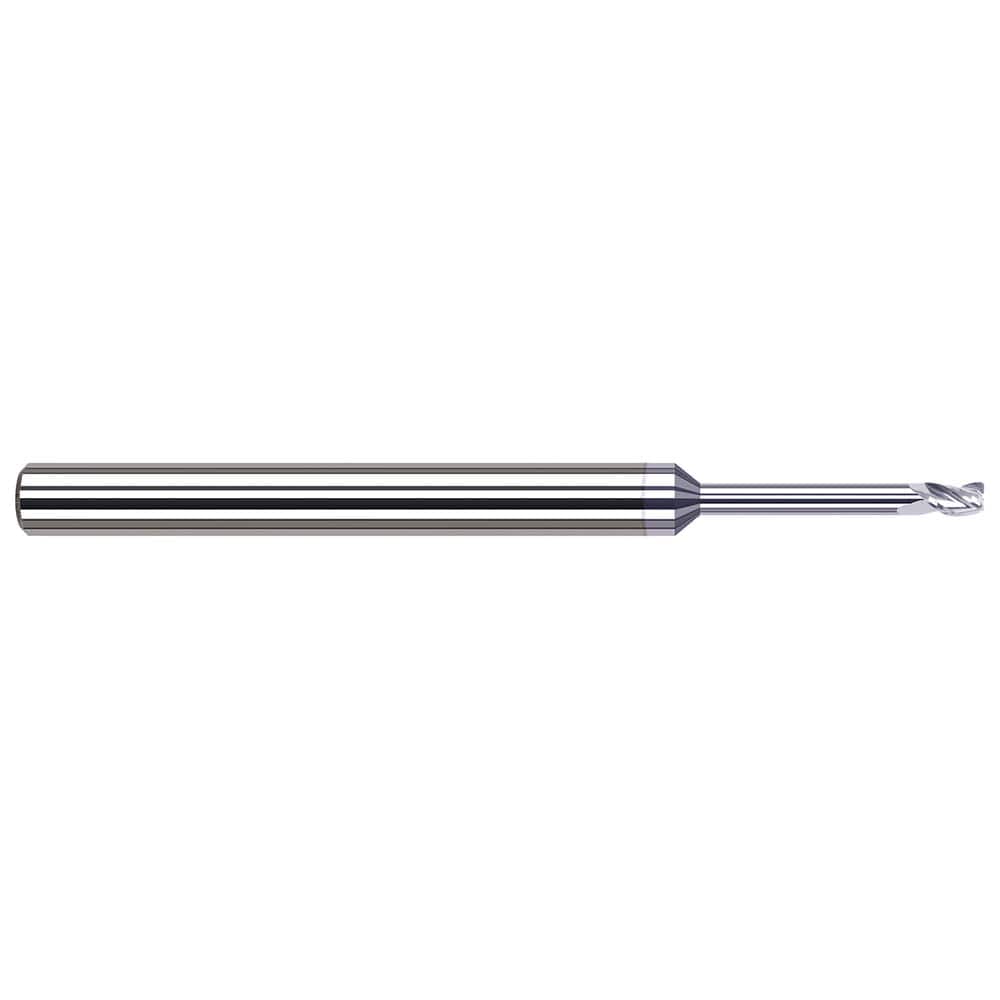 Harvey Tool - Corner Radius & Corner Chamfer End Mills; Mill Diameter (Inch): 1/4 ; Mill Diameter (Decimal Inch): 0.2500 ; End Type: Corner Radius ; Corner Radius (Decimal Inch): 0.0100 ; Number of Flutes: 3 ; Material: Solid Carbide - Exact Tool & Supply