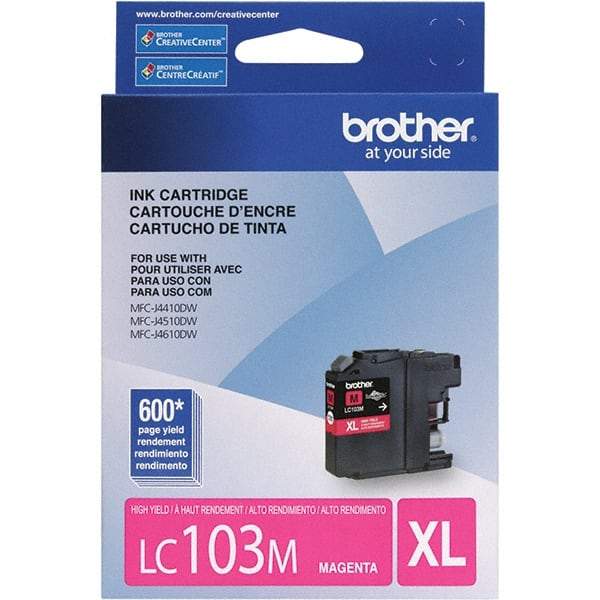 Brother - Magenta Ink Cartridge - Use with Brother DCP-J152W, MFC-J245, J285DW, J4310DW, J4410DW, J450DW, J4510DW, J4610DW, J470DW, J4710DW, J475DW, J650DW, J6520DW, J6720DW, J6920DW, J870DW, J875DW - Exact Tool & Supply