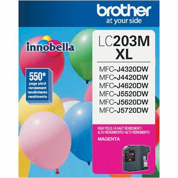 Brother - Magenta Ink Cartridge - Use with Brother MFC-J460DW, J480DW, J485DW, J680DW, J880DW, J885DW, J4320DW, J4420DW, J4620DW, J5520DW, J5620DW, J5720DW - Exact Tool & Supply
