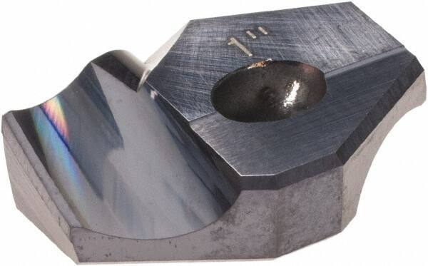 Hertel - Series HMD, 1" Diam Grade HC125MD 140° Replaceable Drill Tip - Carbide, TiAlN Finish - Exact Tool & Supply