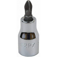 SK - Screwdriver & Drag Link Sockets - 3/8"DR #2 NOS POZIDRIVE BIT SOCKET - Exact Tool & Supply