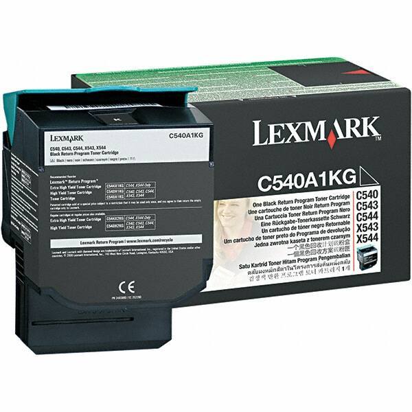 Lexmark - Black Toner Cartridge - Use with Lexmark C540n, C543dn, C544dn, C544dtn, C544dw, C544n, C546dtn, X543dn, X544dn, X544dtn, X544dw, X544n, X546dtn - Exact Tool & Supply