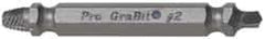 Alden - Bolt & Screw Extractor - 1/4, M6 Extractor for #8 to #10 Screw, 2" OAL - Exact Tool & Supply