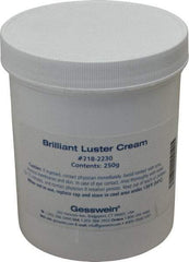 Made in USA - 250 g Polishing Compound - Use on Aluminum, Brass, Bronze, Chrome & Steel - Exact Tool & Supply