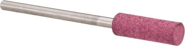 Value Collection - 5mm Max Diam x 15mm Long, Cylinder, Rubberized Point - Coarse Grade, Ceramic, Mounted - Exact Tool & Supply