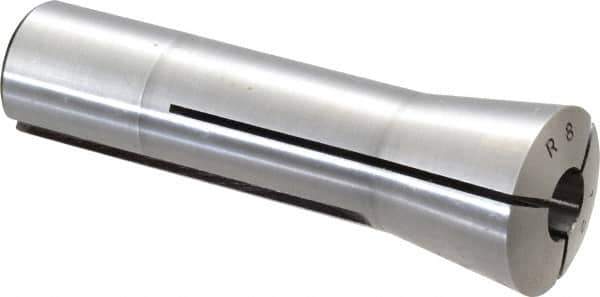 Lyndex - 12mm Steel R8 Collet - 7/16-20 Drawbar Thread, 0.0011 Inch TIR - Exact Tool & Supply