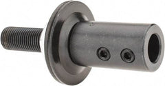 Value Collection - 3-1/2" Long x 1-5/8" Diam x 1/2-20 Thread Size Motor Arbor - 1-1/4" Max Wheel Width, Compatible with 1/2" Shaft Diam, 1/2" Hole Size - Exact Tool & Supply