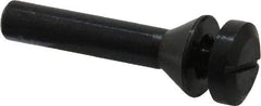Value Collection - 1/4" Hole, Screw Lock Wheel Mandrel - 2" OAL, 1/2" Max Wheel Width, 3/8" Shank Diam - Exact Tool & Supply