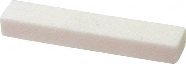 Norton - 60 Grit Aluminum Oxide Rectangular Dressing Stick - 4 x 1/2 x 3/4, Medium Grade, Vitrified Bond - Exact Tool & Supply