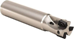 Seco - 25mm Cut Diam, 5mm Max Depth of Cut, 20mm Shank Diam, 115mm OAL, Indexable Square Shoulder End Mill - XO.. 0602 Inserts, Cylindrical Shank, 90° Lead Angle, Through Coolant, Series Nano Turbo - Exact Tool & Supply