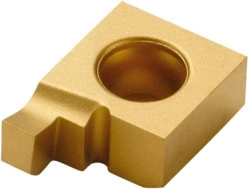 Seco - 9199NR FG Grade CP500, 1.9mm Cutting Width Carbide Grooving Insert - 1.9mm Max Depth of Cut, Right Hand, TiAlN/TiN Finish - Exact Tool & Supply