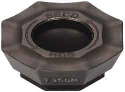 Seco - OFEX05T305 M08 Grade T350M Carbide Milling Insert - TiCN/Al2O3 Finish, 0.148" Thick, 1/2" Inscribed Circle - Exact Tool & Supply