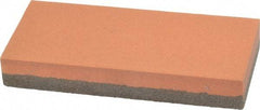 Norton - 4" Long x 1-3/4" Wide x 5/8" Thick, Aluminum Oxide Sharpening Stone - Rectangle, Coarse, Fine Grade - Exact Tool & Supply