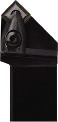 Seco - DSSN, Left Hand Cut, 45° Lead Angle, 16mm Shank Height x 16mm Shank Width, Negative Rake Indexable Turning Toolholder - 107.1mm OAL, SNM..0903.. Insert Compatibility, Series Dual Clamp - Exact Tool & Supply