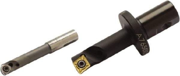 Seco - 5.99mm Min Bore Diam, 5.99mm Shank Diam, Indexable Boring Bar - 16mm Max Bore Depth, WB.. 0301.. Insert - Exact Tool & Supply