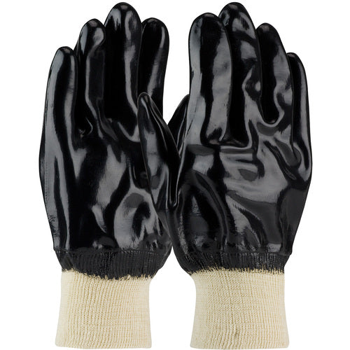 ‎57-8615 Coated Supported Gloves - ChemGrip - Supported Neoprene - Jersey Lined - Black - Smooth - KW - Exact Tool & Supply