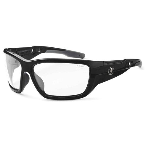 Baldr Clear Lens Black Safety Glasses - Exact Tool & Supply