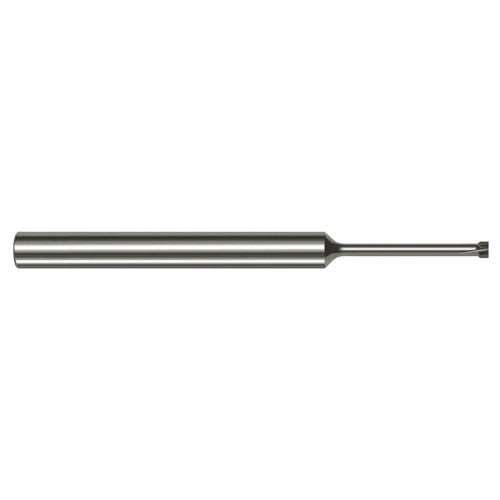 Back Deburring Mill - 0.1150″ Head Diameter × 0.5620″ (9/16″) Neck Length × 45° per side Carbide Back Deburring Mill, 5 Flutes - Exact Tool & Supply
