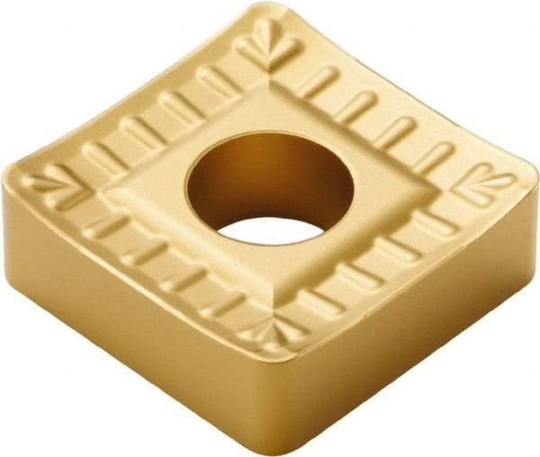 Seco - SNMM644 R4 Grade TP40 Carbide Turning Insert - TiC/TiCN/TiN Finish, 90° Square, 3/4" Inscr Circle, 1/4" Thick, 1/16" Corner Radius - Exact Tool & Supply