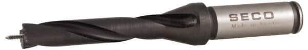 Seco - 19 to 19.99mm Diam, 5xD, 3.74" Max Depth, 3/4" Shank Diam, 4.311" Flute, 7.028" OAL, Replaceable Tip Drill - SD100 Insert, SD105 Toolholder, Series SD105 - Exact Tool & Supply