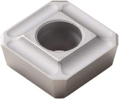Seco - SPMX0602 75 Grade HX Carbide Milling Insert - Uncoated, 0.094" Thick, 1/4" Inscribed Circle - Exact Tool & Supply