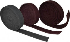 Norton - 320 Grit, Aluminum Oxide Adhesive Backed Sanding Sheets - 2-3/4" x 45 Yds., Fine Grade - Exact Tool & Supply