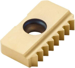 Seco - 2.5mm Pitch, Internal Thread, ISO Standard, 17NMS CP500 Grade Thread Mill Insert - Carbide, TiAlN/TiN Coating - Exact Tool & Supply