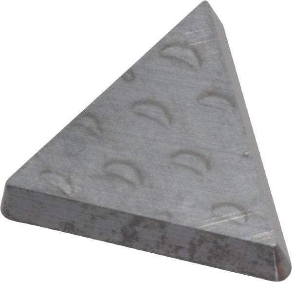 Seco - TPG322 Grade 883 Carbide Turning Insert - Uncoated, 60° Triangle, 3/8" Inscr Circle, 1/8" Thick, 1/32" Corner Radius - Exact Tool & Supply