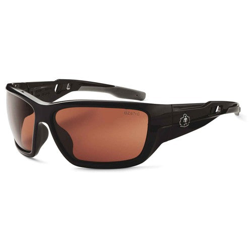 Baldr Copper Lens Black Safety Glasses - Exact Tool & Supply