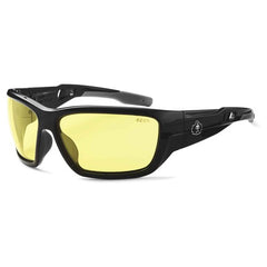 Baldr Yellow Lens Black Safety Glasses - Exact Tool & Supply