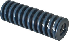 Dayton Lamina - 1-1/4" Hole Diam, 5/8" Rod Diam, 3-1/2" Free Length, Blue Die Spring - 34.2 Lb Max Deflection, 1.31" Max Deflection, Medium Duty - Exact Tool & Supply