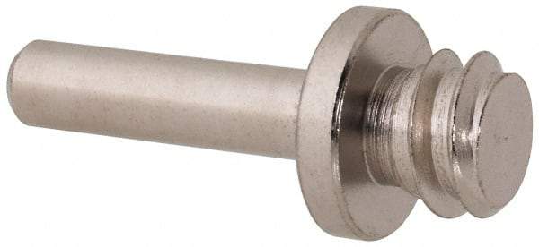 Weiler - 1/4" Max Diam, Abrasive Disc Mandrel - For Abrasive Discs - Exact Tool & Supply