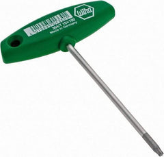 Wiha - T15 Torx Key - T-Handle, 100mm Length Under Head - Exact Tool & Supply