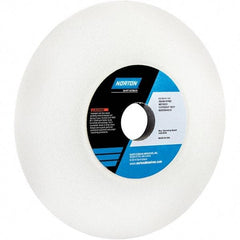 Norton - 8" Diam x 1-1/4" Hole x 3/4" Thick, K Hardness, 60 Grit Surface Grinding Wheel - Aluminum Oxide, Type 12, Medium Grade, 3,600 Max RPM - Exact Tool & Supply