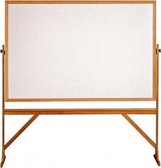 Ghent - 78" High x 77" Wide Reversible Dry Erase Board - Acrylate, 23-1/2" Deep - Exact Tool & Supply