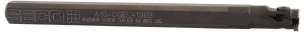Seco - CG, Left Hand, Indexable Grooving Tool Holder - LC.. Insert Compatibility, 12" OAL, Through Coolant - Exact Tool & Supply