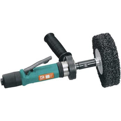 Dynabrade - 0.7 hp, 3,400 RPM Finishing Sander - 34.5 CFM Air Consumption, 6.21 bar Air Pressure, 1/4 NPT Inlet - Exact Tool & Supply