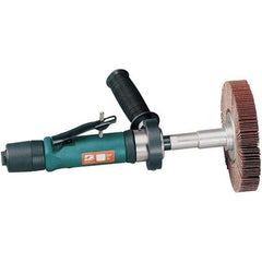 Dynabrade - 0.7 hp, 4,500 RPM Finishing Sander - 40 CFM Air Consumption, 6.21 bar Air Pressure, 1/4 NPT Inlet - Exact Tool & Supply