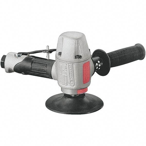 Dynabrade - 4-1/2 to 5" Disc, 8,500 RPM, Pneumatic Handheld Disc Sander - 32 CFM, 1/2 NPT Inlet, 1.2 hp, 90 psi - Exact Tool & Supply