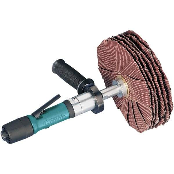 Dynabrade - 0.4 hp, 200-950 RPM Finishing Sander - 22 CFM Air Consumption, 6.21 bar Air Pressure, 1/4 NPT Inlet - Exact Tool & Supply