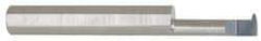 Accupro - 3/4" Cutting Depth, 14 Max TPI, 0.23" Diam, Acme Internal Thread, Solid Carbide, Single Point Threading Tool - Bright Finish, 2-1/2" OAL, 5/16" Shank Diam, 0.055" Projection from Edge, 29° Profile Angle - Exact Tool & Supply
