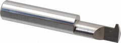 Accupro - 1" Cutting Depth, 6 Max TPI, 0.49" Diam, Acme Internal Thread, Solid Carbide, Single Point Threading Tool - Bright Finish, 3" OAL, 1/2" Shank Diam, 0.12" Projection from Edge, 29° Profile Angle - Exact Tool & Supply