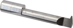 Accupro - 2" Cutting Depth, 8 Max TPI, 0.49" Diam, Acme Internal Thread, Solid Carbide, Single Point Threading Tool - Bright Finish, 3" OAL, 1/2" Shank Diam, 0.12" Projection from Edge, 29° Profile Angle - Exact Tool & Supply