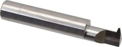 Accupro - 3/4" Cutting Depth, 8 Max TPI, 0.49" Diam, Acme Internal Thread, Solid Carbide, Single Point Threading Tool - Bright Finish, 3" OAL, 1/2" Shank Diam, 0.12" Projection from Edge, 29° Profile Angle - Exact Tool & Supply
