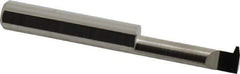Accupro - 1" Cutting Depth, 12 Max TPI, 0.23" Diam, Acme Internal Thread, Solid Carbide, Single Point Threading Tool - Bright Finish, 2-1/2" OAL, 5/16" Shank Diam, 0.07" Projection from Edge, 29° Profile Angle - Exact Tool & Supply