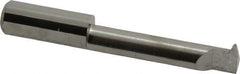 Accupro - 1-1/2" Cutting Depth, 10 Max TPI, 0.36" Diam, Acme Internal Thread, Solid Carbide, Single Point Threading Tool - Bright Finish, 2-1/2" OAL, 3/8" Shank Diam, 0.085" Projection from Edge, 29° Profile Angle - Exact Tool & Supply