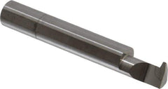 Accupro - 1/2" Cutting Depth, 10 Max TPI, 0.36" Diam, Acme Internal Thread, Solid Carbide, Single Point Threading Tool - Bright Finish, 2-1/2" OAL, 3/8" Shank Diam, 0.085" Projection from Edge, 29° Profile Angle - Exact Tool & Supply