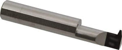 Accupro - 1" Cutting Depth, 8 Max TPI, 0.49" Diam, Acme Internal Thread, Solid Carbide, Single Point Threading Tool - Bright Finish, 3" OAL, 1/2" Shank Diam, 0.12" Projection from Edge, 29° Profile Angle - Exact Tool & Supply