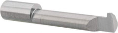 Accupro - 2" Cutting Depth, 5 Max TPI, 0.49" Diam, Acme Internal Thread, Solid Carbide, Single Point Threading Tool - Bright Finish, 3" OAL, 1/2" Shank Diam, 0.13" Projection from Edge, 29° Profile Angle - Exact Tool & Supply
