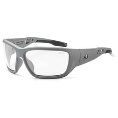 Baldr Clear Lens Matte Gray Safety Glasses - Exact Tool & Supply